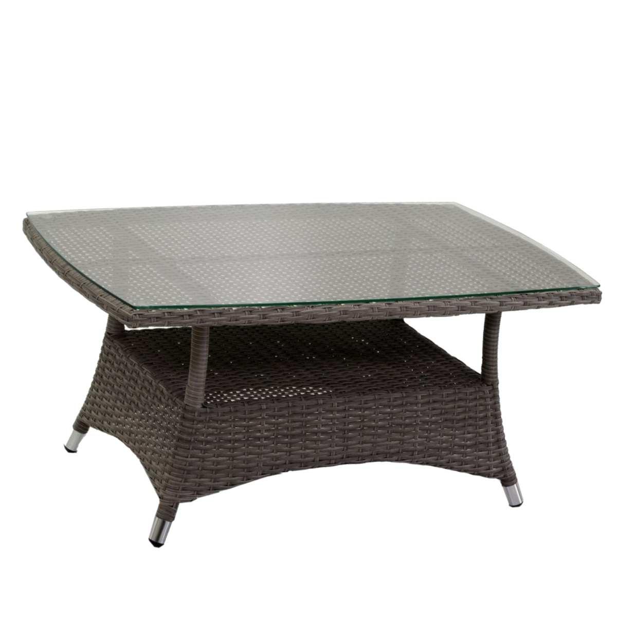 Salotto Atlanta Polyrattan Grigio Set 4 Pezzi | Vacchetti