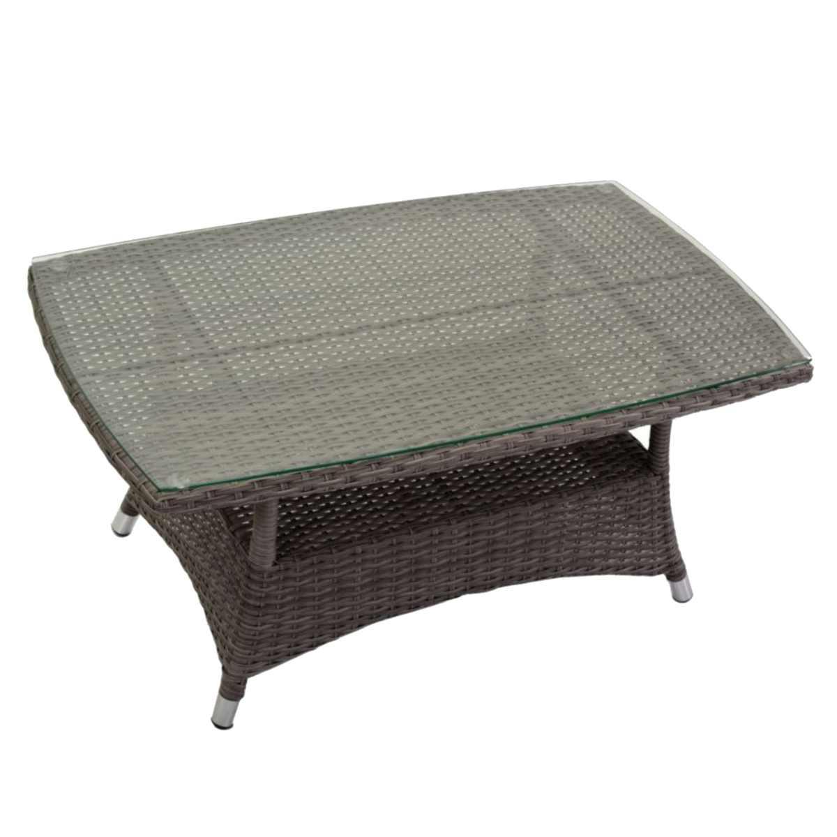 Salotto Atlanta Polyrattan Grigio Set 4 Pezzi | Vacchetti