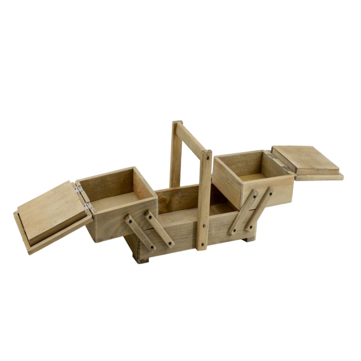 Portalavoro Legno Rosina 2 Cassetti cm.33x16h22 | Vacchetti