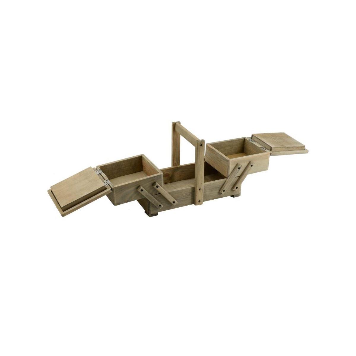 Portalavoro Legno Rosina 2 Cassetti cm.33x16h22 | Vacchetti