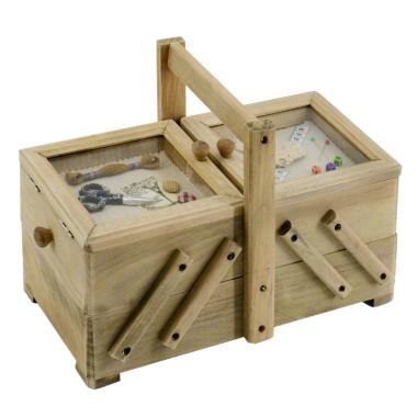 Portalavoro Legno Rosina 2 Cassetti cm.33x16h22 | Vacchetti