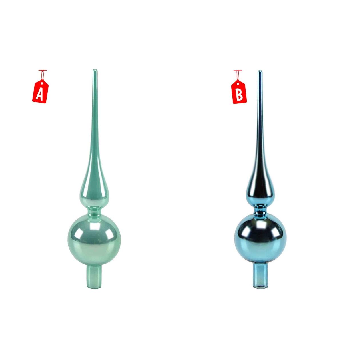 Puntale Albero Natale Vetro cm.27 2 Colori |M2 Store