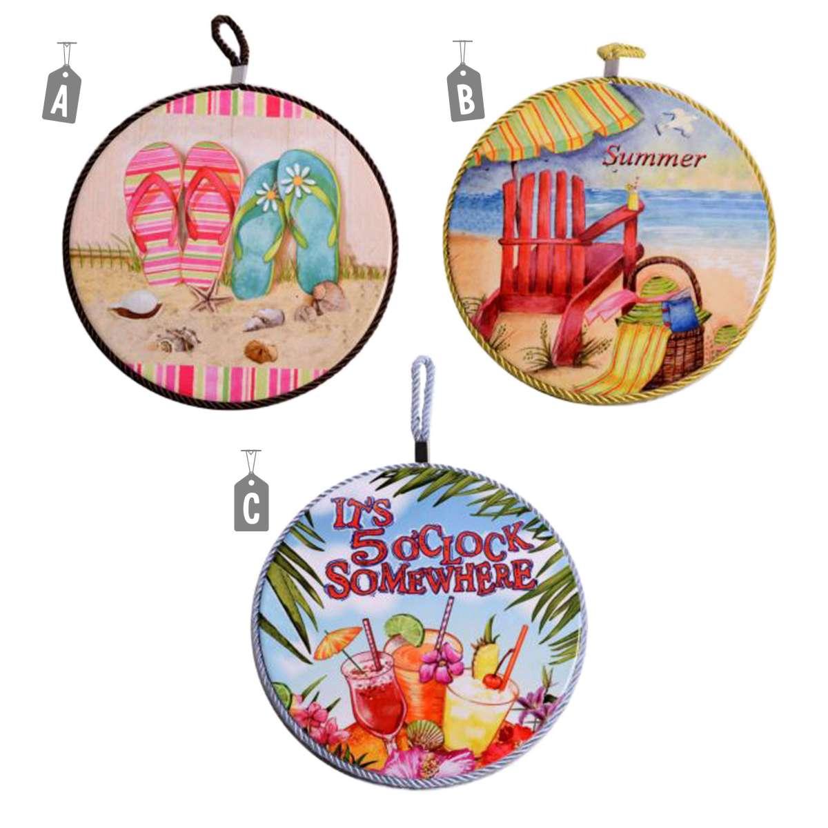 Sottopentola Mattonella Mare cm.Ø20 | Vacchetti