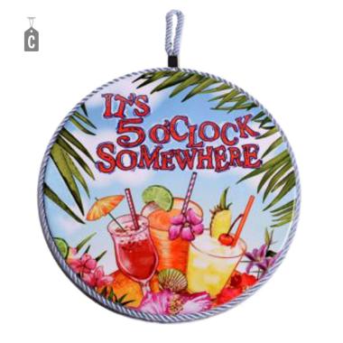 Sottopentola Mattonella Mare cm.Ø20 | Vacchetti