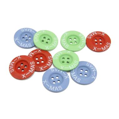 Bottoni Decorativi 3 Colori cm.4 pz.9 |Inge's Glass