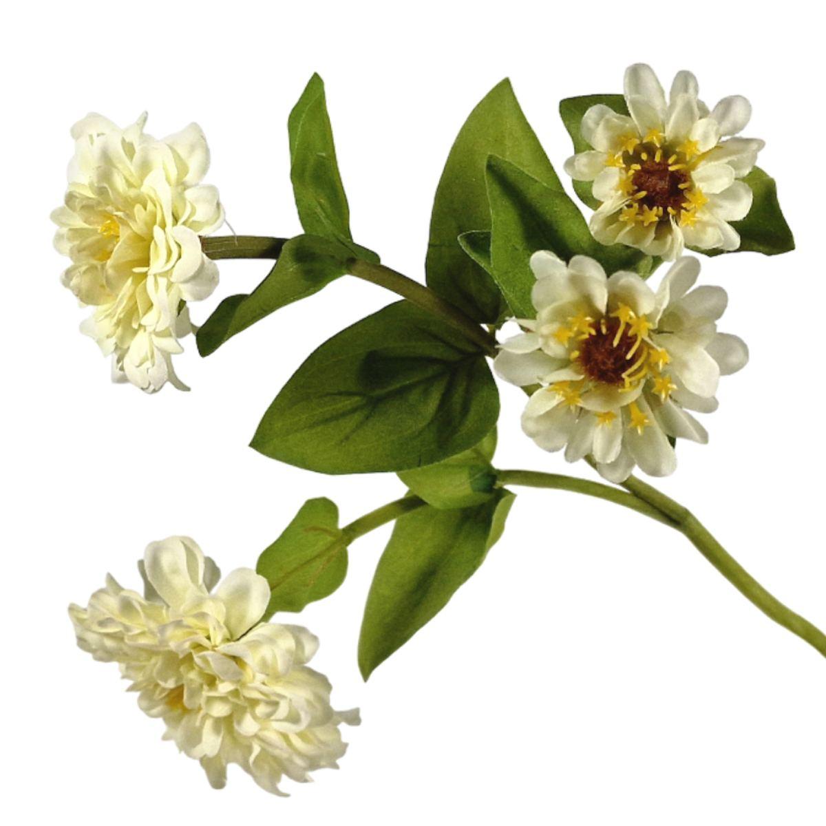 Fiore Zinnia Bianco cm.60 | Vacchetti