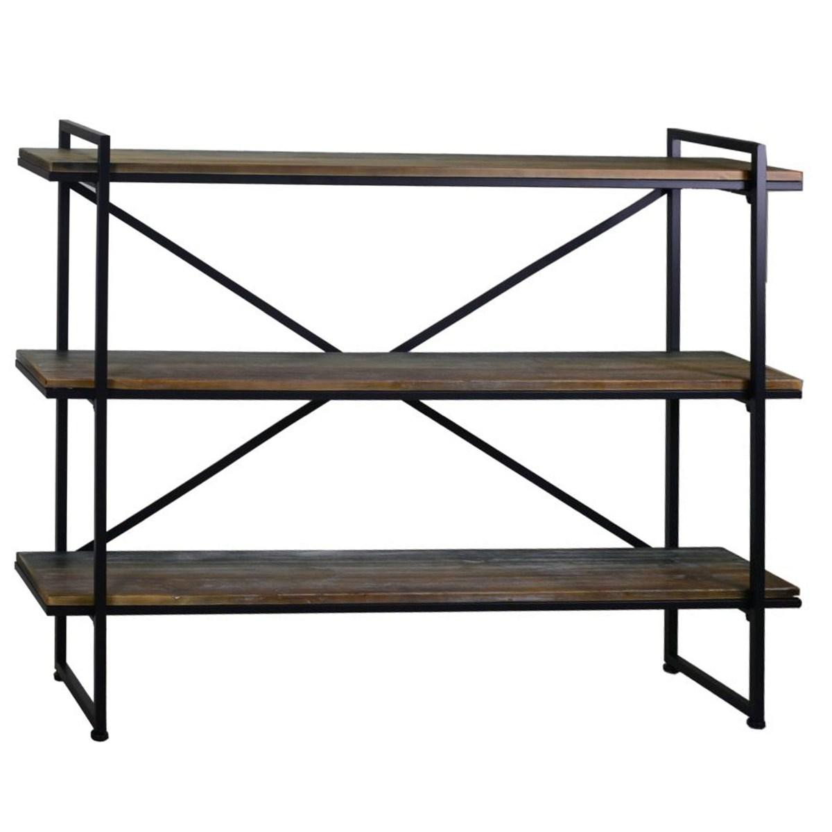 Libreria Scaffale Metallo Vintage cm.150x32x110 | Vacchetti