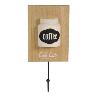 Appendino Parete Legno Coff cm.9,5x21 | Vacchetti