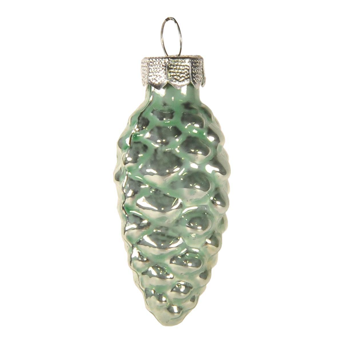 Pallina Natale Vetro cm.5 Pigna Azzurro pz.8