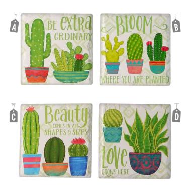 Sottobicchieri Cermica Cactus cm.11 pz.4 | Vacchetti