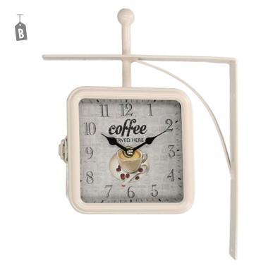 Orologio a Parete Bifacciale cm.15x15 | Vacchetti