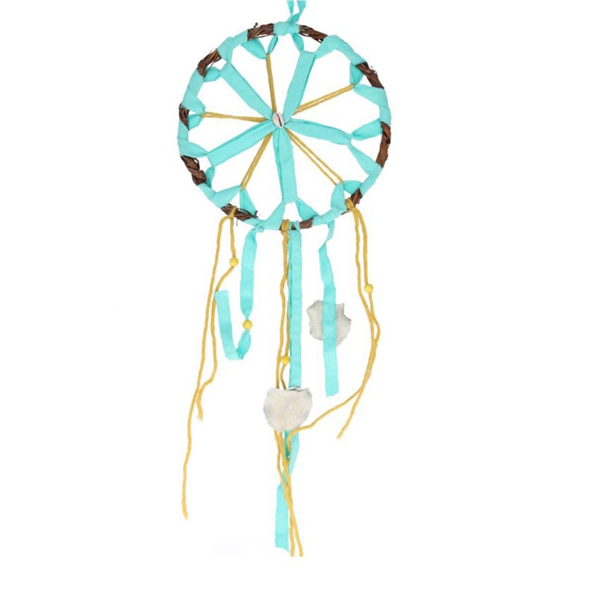 Acchiappasogni Mare Rattan Verde cm.27 | Vacchetti