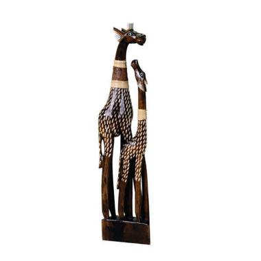 Decorazione Giraffa Coppia Legno cm.60 | Vacchetti