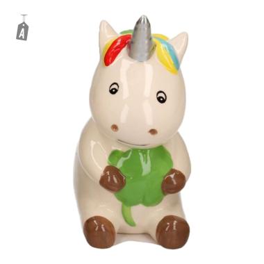 Salvadanaio Unicorno Ceramica cm.15 | Vacchetti
