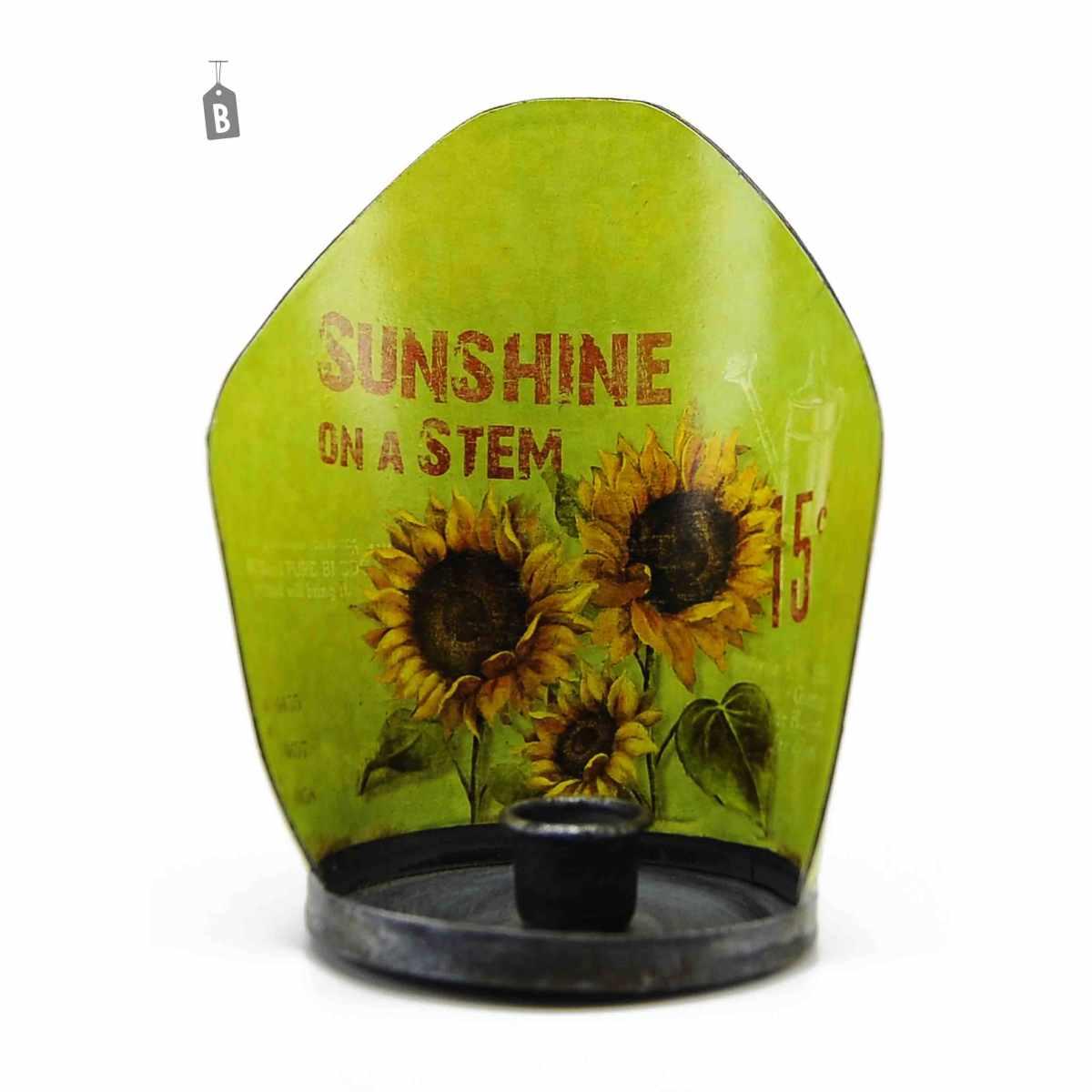 Portacandela Latta Girasole 3 Colori 1p |M2 Store