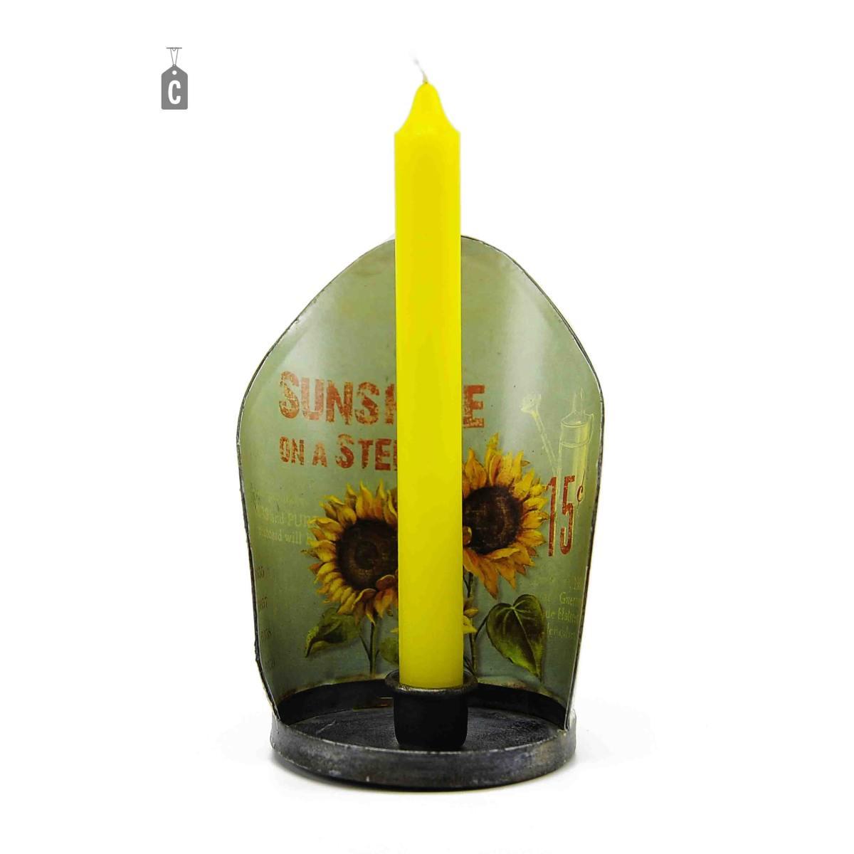 Portacandela Latta Girasole 3 Colori 1p |M2 Store