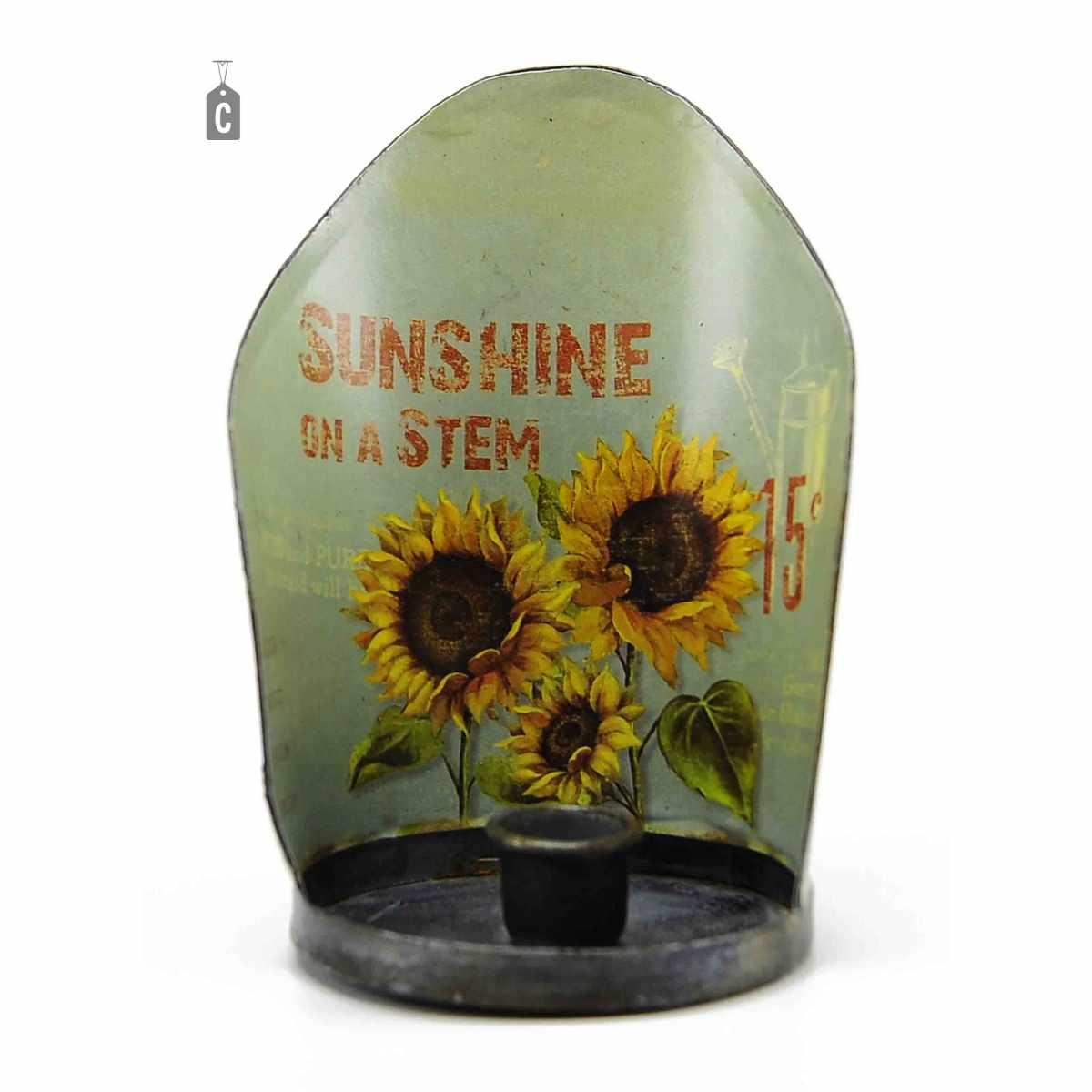 Portacandela Latta Girasole 3 Colori 1p |M2 Store