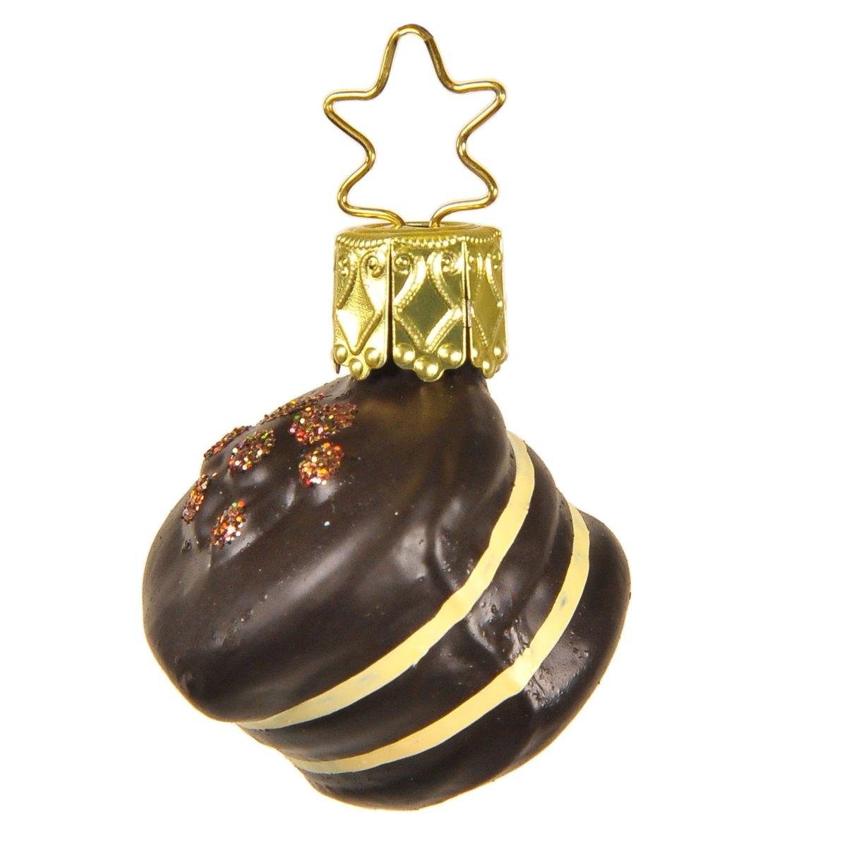 Pallina Natale Vetro Collezione cm.3 Cioccolatino |Inge's Glass