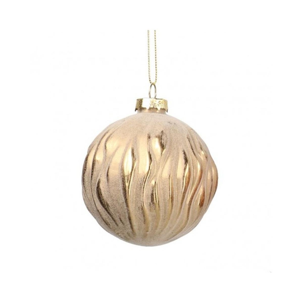 Pallina Natale Vetro cm.10 Oro Opaco |Vacchetti