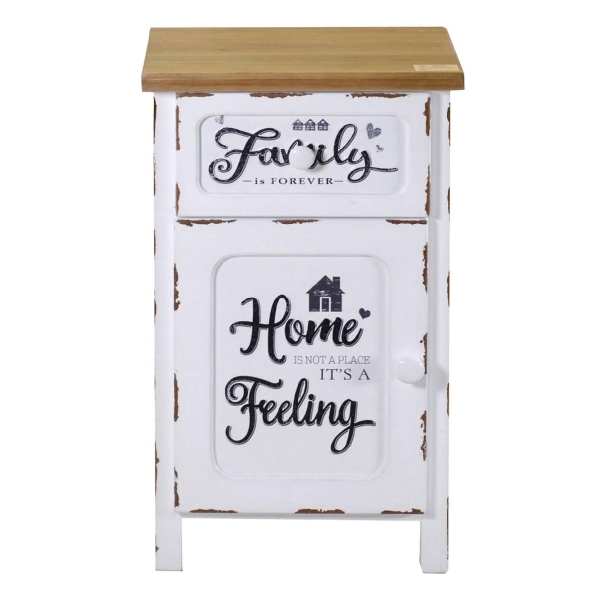 Mobiletto Legno 1 Cas+Anta Breslavia cm.68 | Vacchetti