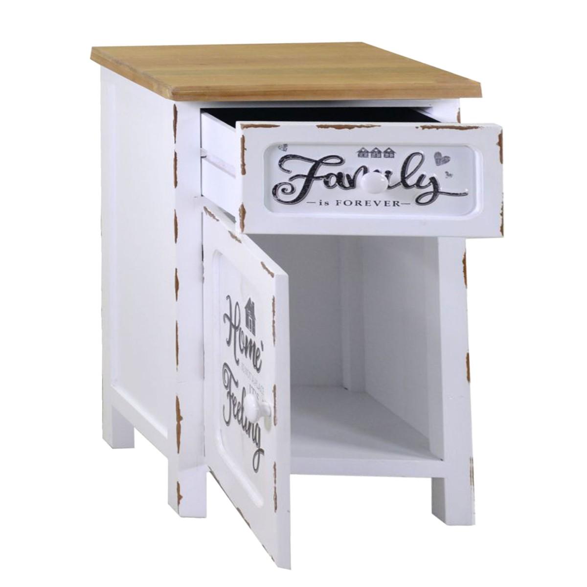 Mobiletto Legno 1 Cas+Anta Breslavia cm.68 | Vacchetti