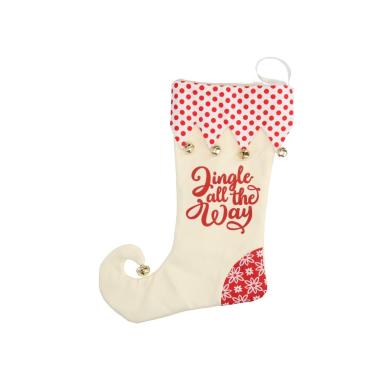 Calza Befana con Decori Natalizi cm.45 |Vacchetti