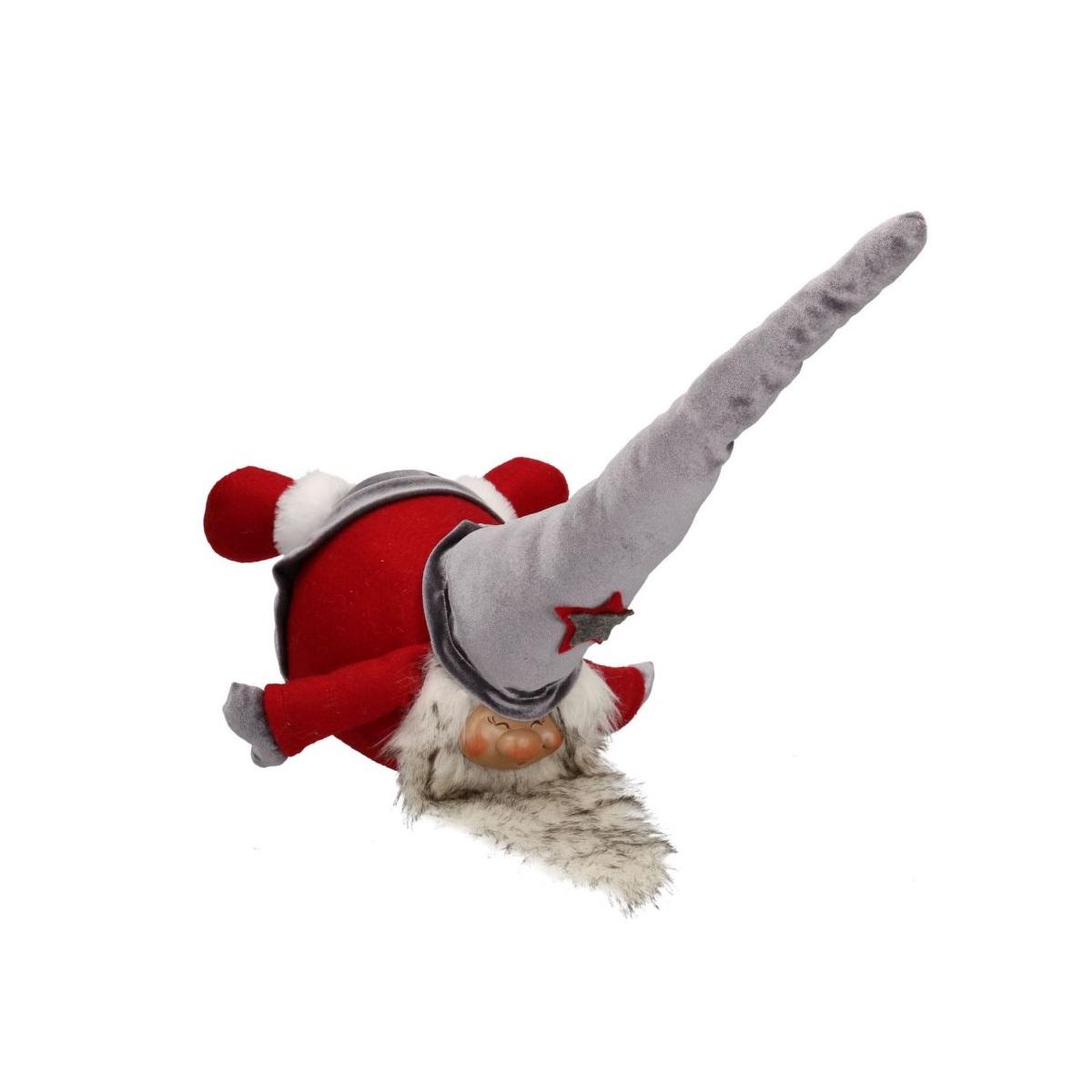 Babbo Natale in Tessuto cm.34 Pancia in Gi |Vacchetti