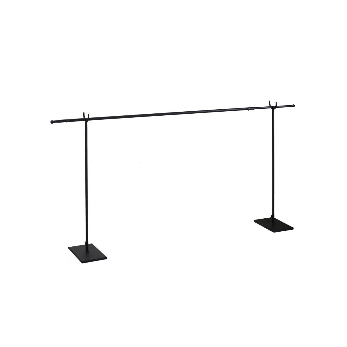 Espositore Natalizio Metallo Nero Asta cm.127/236 |Vacchetti