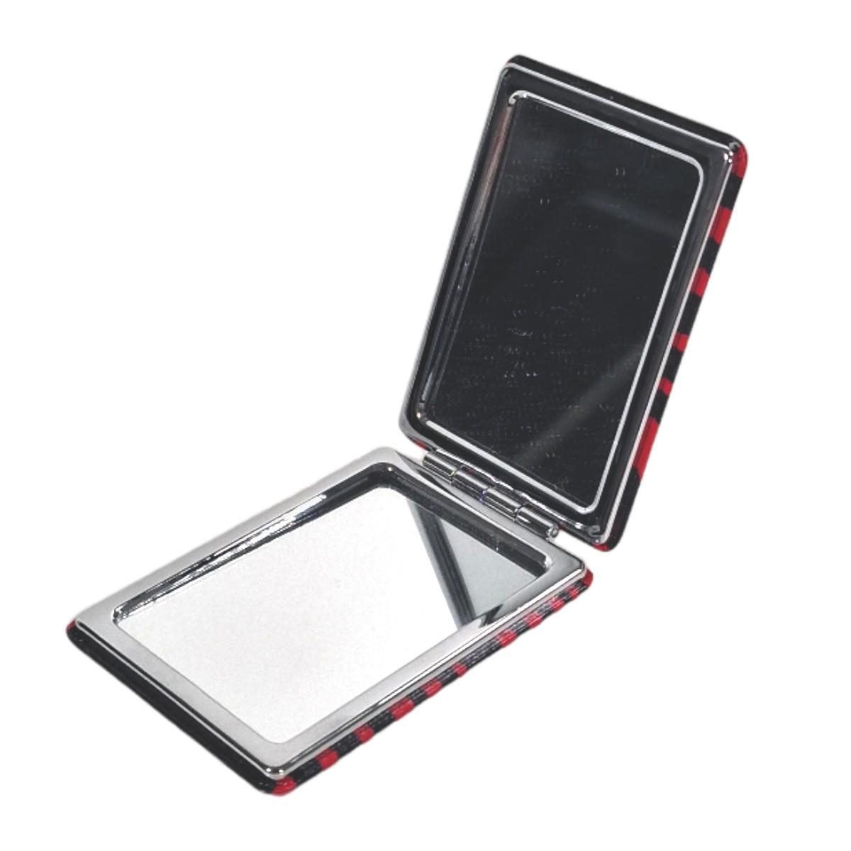 Specchio Borsetta Africa Zebrato cm.8,5x6 | Vacchetti