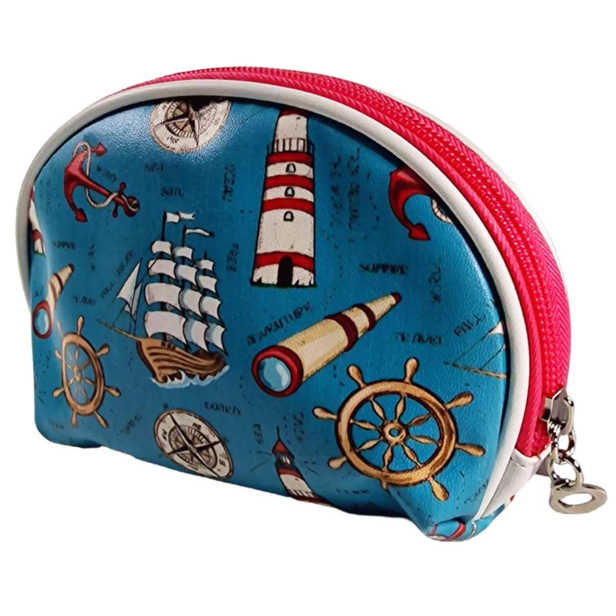 Beauty PVC Azzurro con Soggetti Mare cm.16x5xh11 | Vacchetti