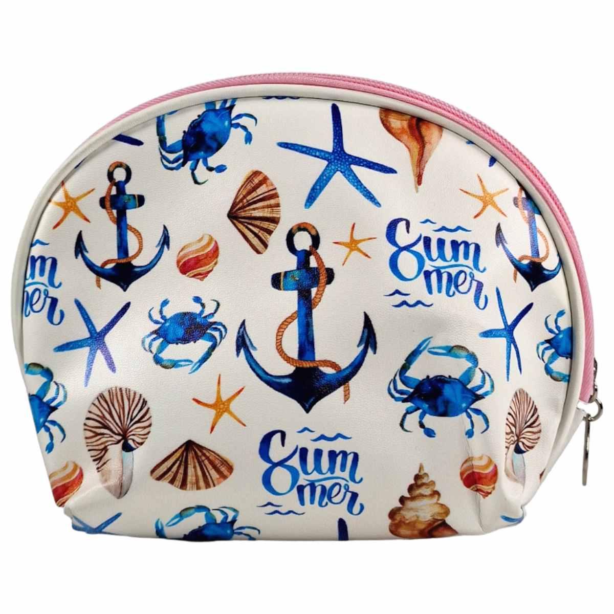 Beauty PVC Bianco con Soggetti Mare cm.20x6xh15 | Vacchetti