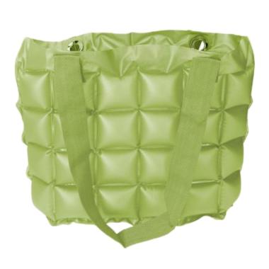 Borsa Spiaggia Rettangolare Gonfiabile Verde | Vacchetti