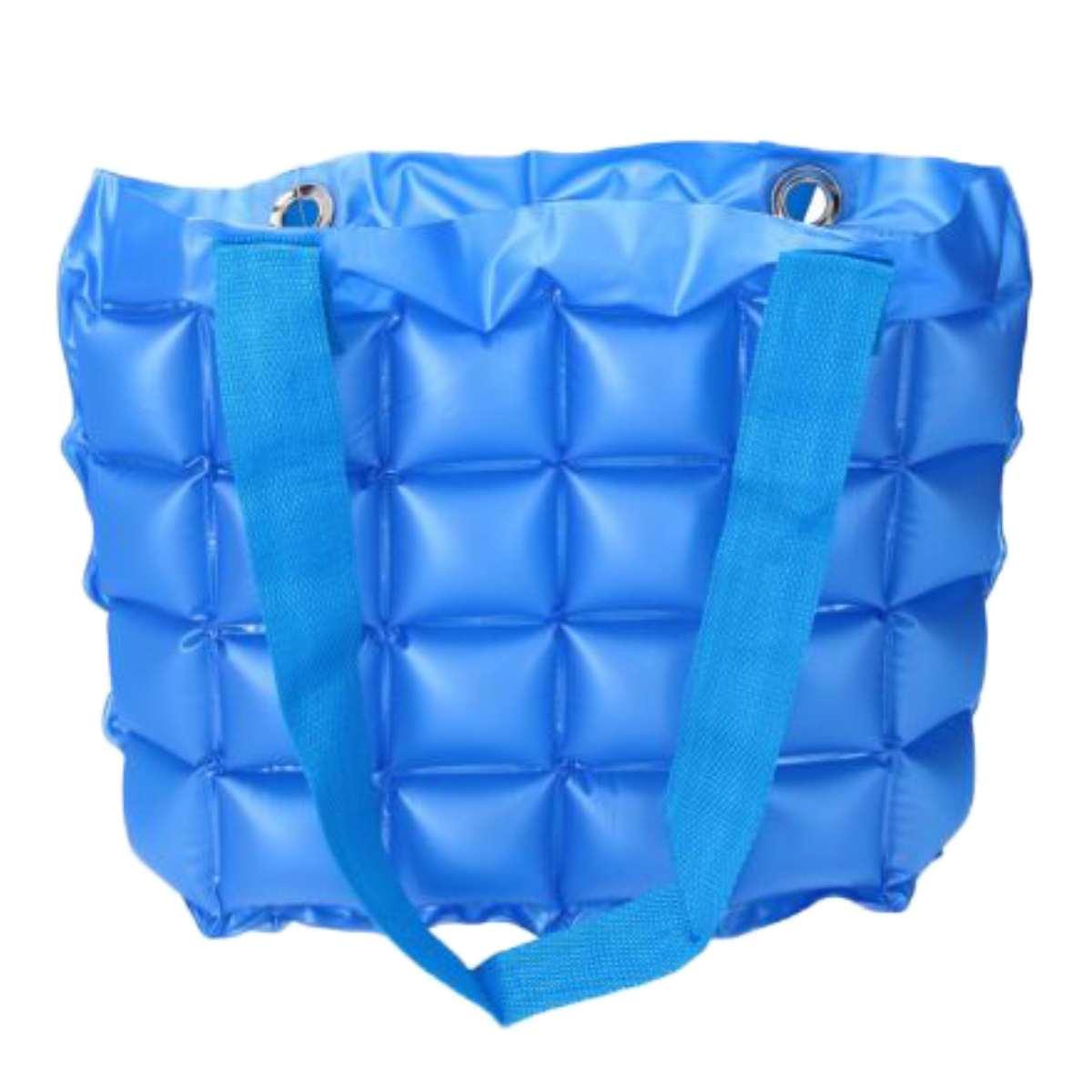 Borsa Spiaggia Rettangolare Gonfiabile Blu | Vacchetti
