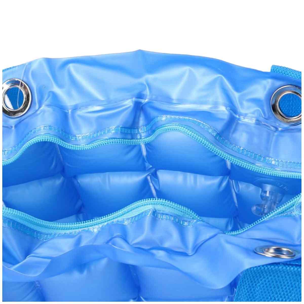 Borsa Spiaggia Rettangolare Gonfiabile Blu | Vacchetti