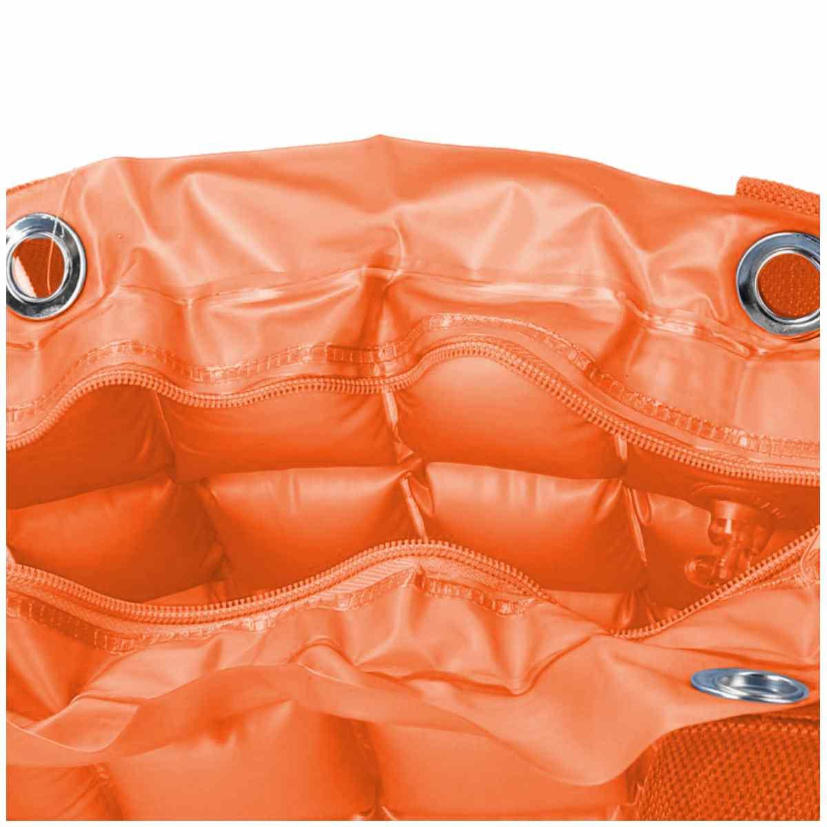 Borsa Spiaggia Rettangolare Gonfiabile Arancione | Vacchetti