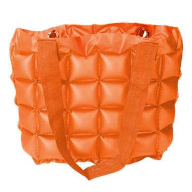 Borsa Spiaggia Rettangolare Gonfiabile Arancione | Vacchetti