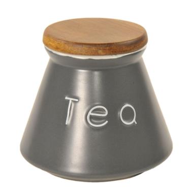 Barattolo Ceramica Svasato Grigio Tea | Vacchetti