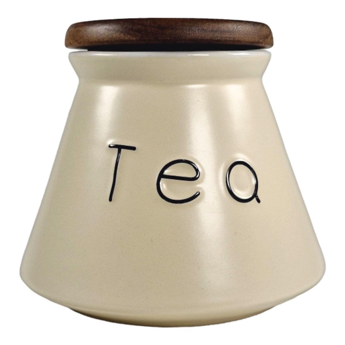 Barattolo Ceramica Svasato Beige Tea | Vacchetti