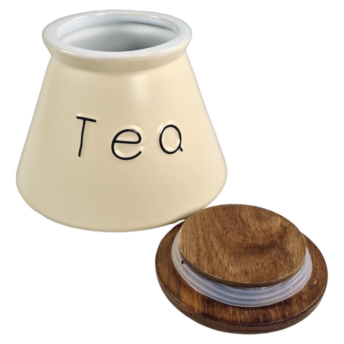 Barattolo Ceramica Svasato Beige Tea | Vacchetti