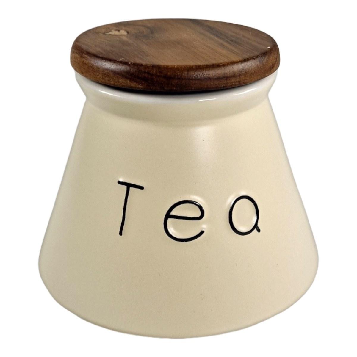 Barattolo Ceramica Svasato Beige Tea | Vacchetti