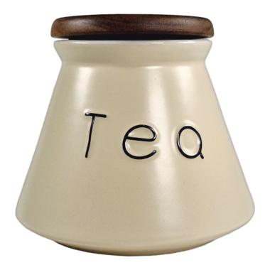 Barattolo Ceramica Svasato Beige Tea | Vacchetti