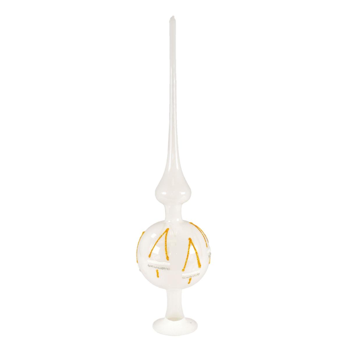 Puntale Albero Natale Vetro Collection cm.33 con Alberi |Inge's Glass