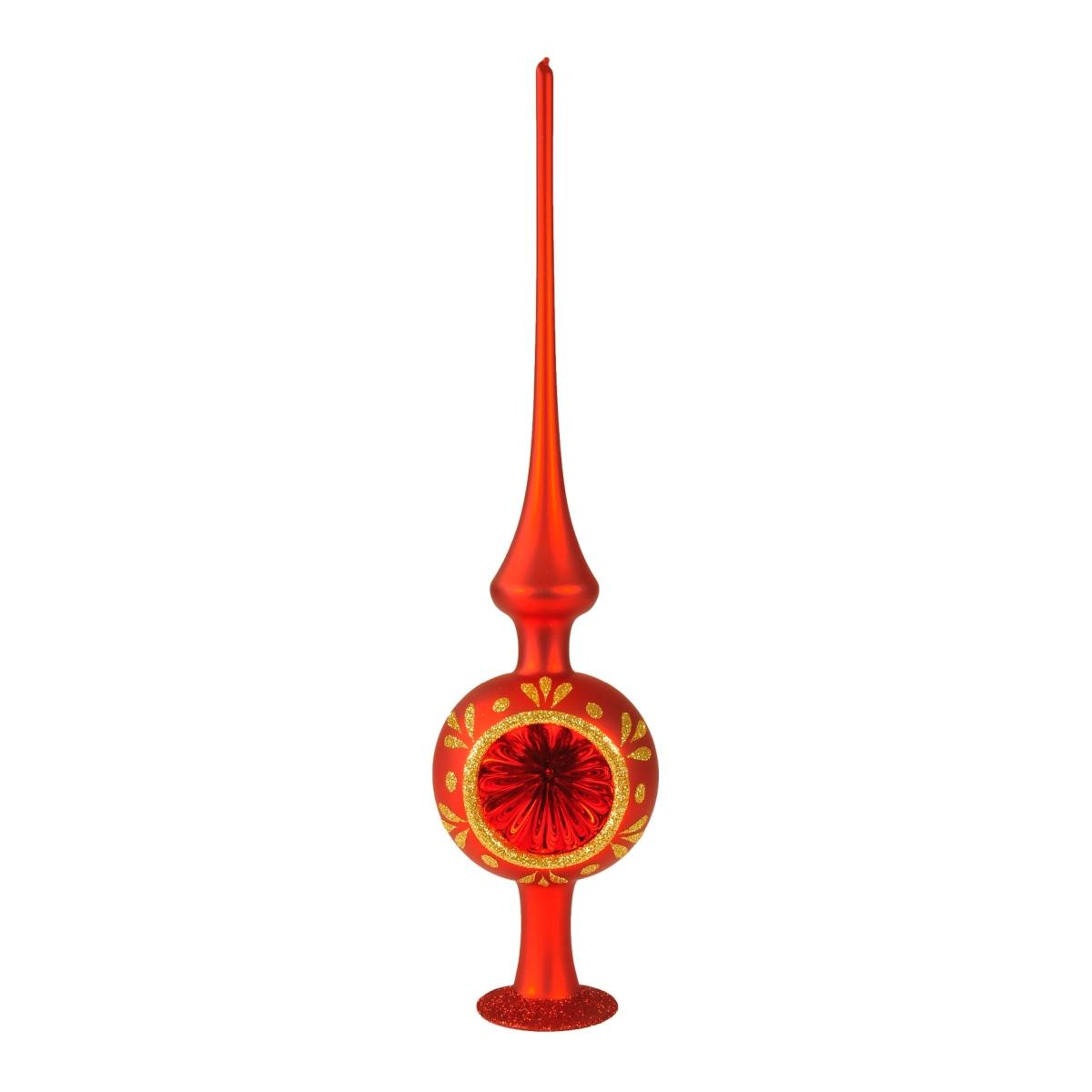 Puntale Albero Natale Vetro Collection cm.33 Rosso |Inge's Glass