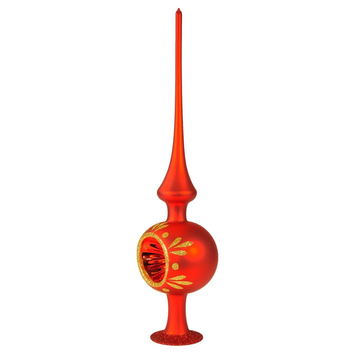 Puntale Albero Natale Vetro Collection cm.33 Rosso |Inge's Glass