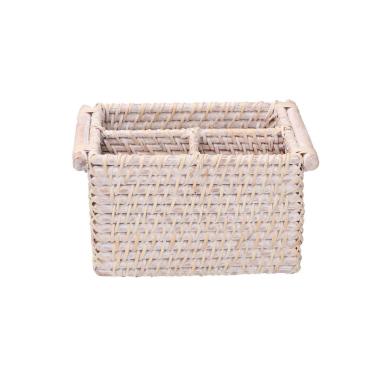 Portaoggetti Rattan Algarve 3 Scomparti | Vacchetti