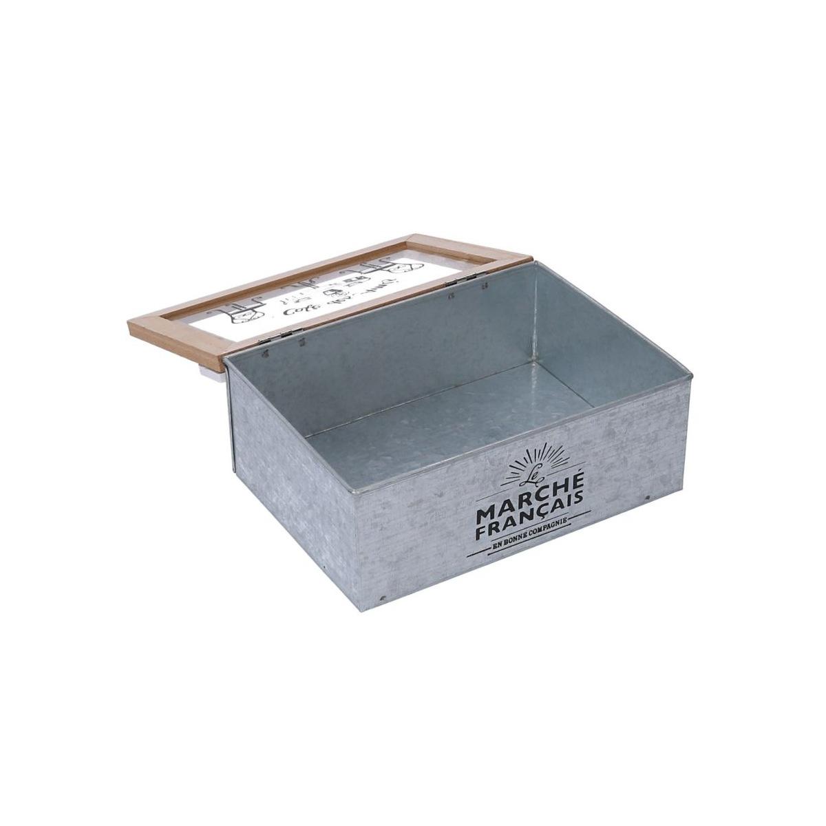 Scatola Portaoggetti Legno Metallo Bistrot 19 | Vacchetti