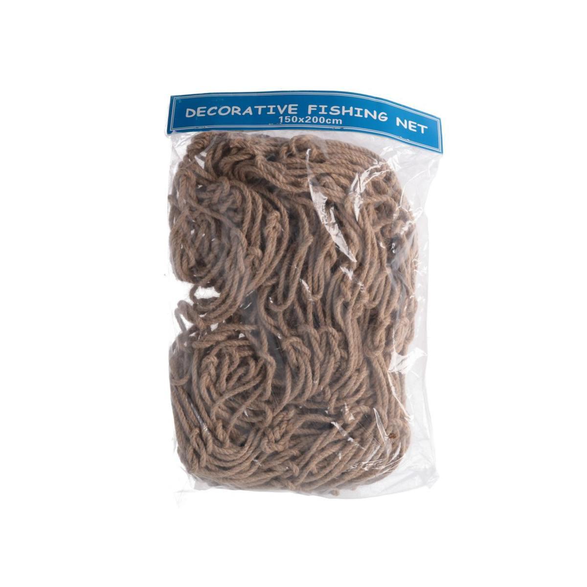 Rete da Pesca Naturale Decorativa cm.200x150 | Vacchetti