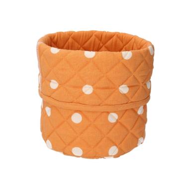 Portapane Unicoeraro Pois Arancio cm.16x18 | Vacchetti