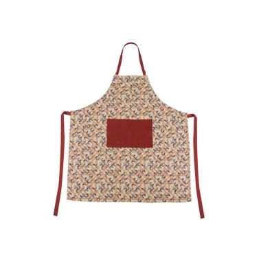 Grembiule Unicoeraro Optical Bordeaux cm.80x90 | Vacchetti