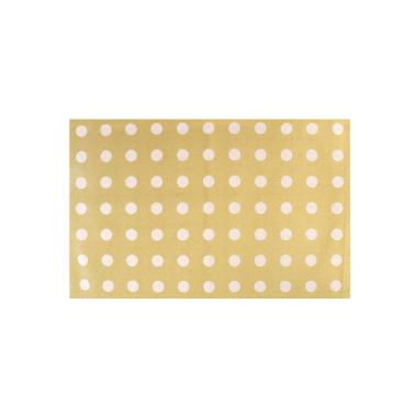 Tappeto cm.50x80 Giallo Lime a Pois | Vacchetti